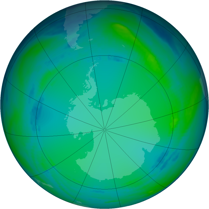 Ozone Map 1985-07-11